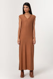 VESTIDO MARROM CHIPMUNK