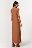 VESTIDO MARROM CHIPMUNK